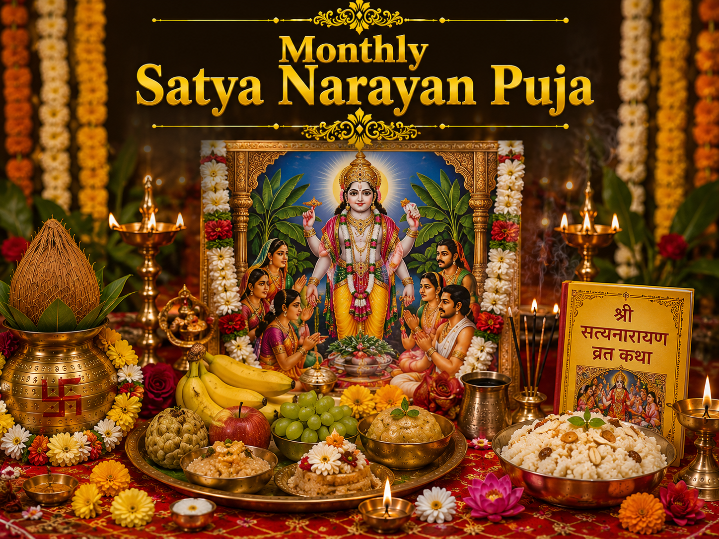 Monthly Satya Narayan Puja