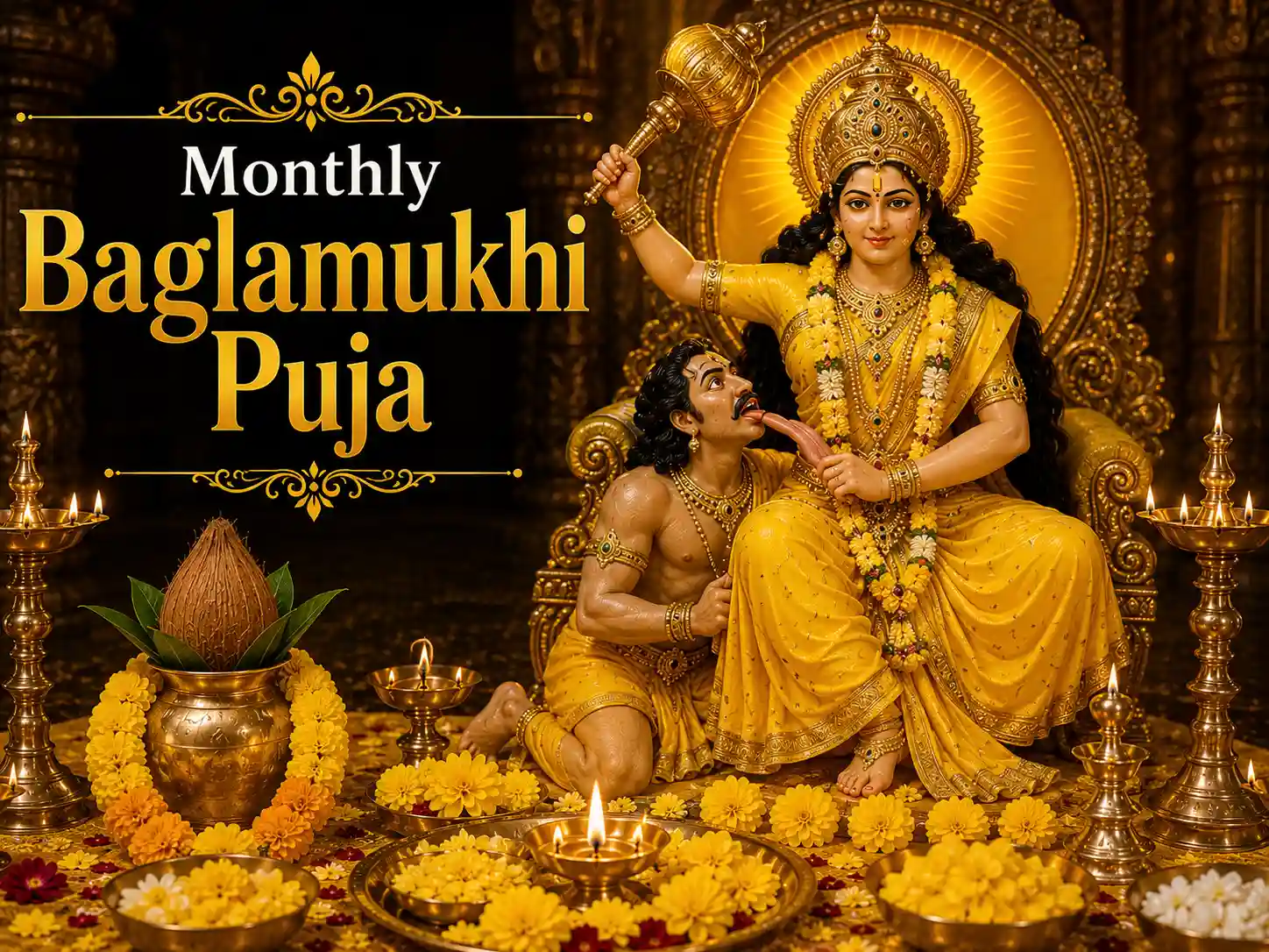 Monthly Baglamukhi Puja