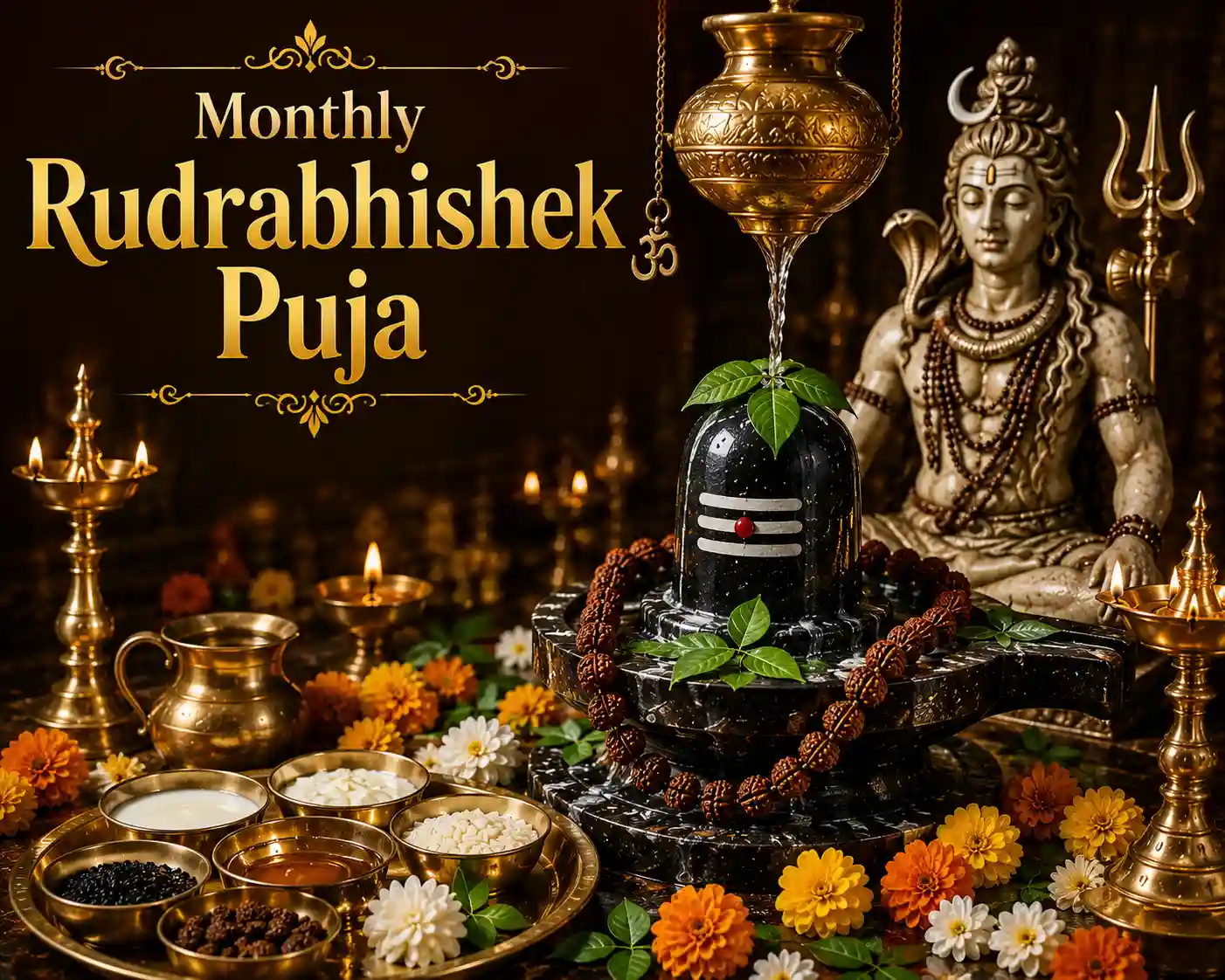 Monthly Rudrabhishek Puja