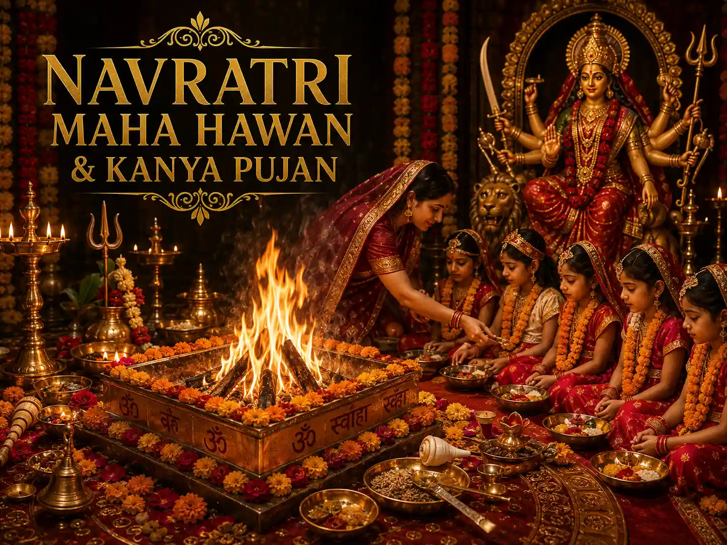 Navratri Maha Hawan & Kanya Pujan